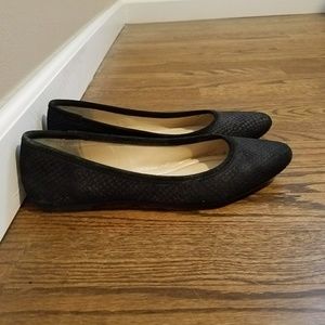 Vince Camuto Black Flats